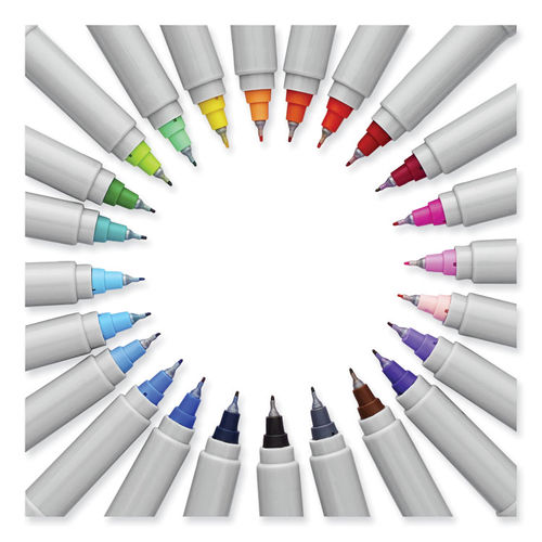 SHARPIE Color Burst Permanent Markers, Fine Point, Assorted Colors