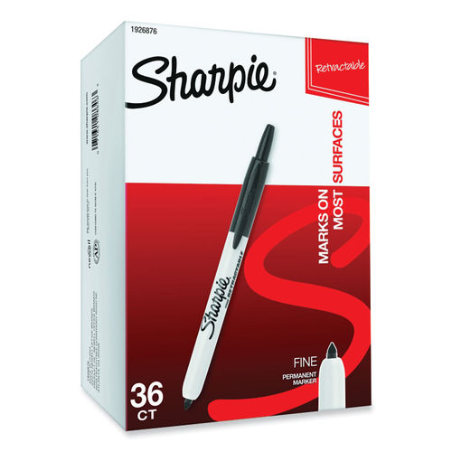 Sharpie - Marker - permanent - black - ultra fine (pack of 36)