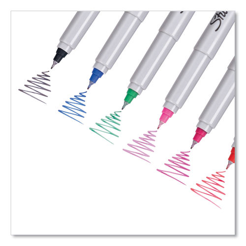 Sharpie Ultra Fine Tip Permanent Marker, Ultra-Fine Needle Tip, Assorted 80s Glam Colors, 24/Pack