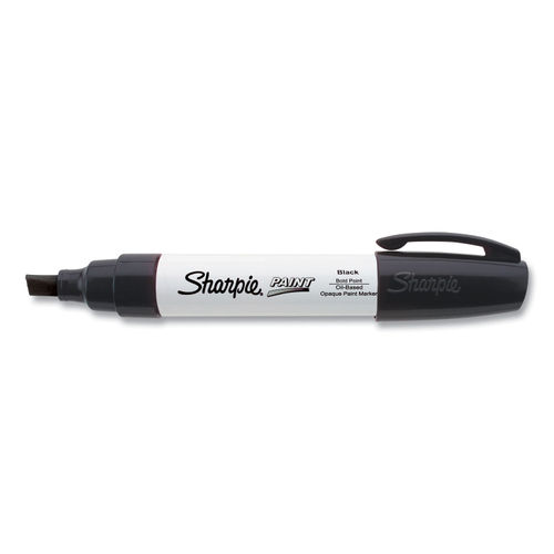 Sharpie Wide Chisel Tip Permanent Markers, Black - 12/Box 