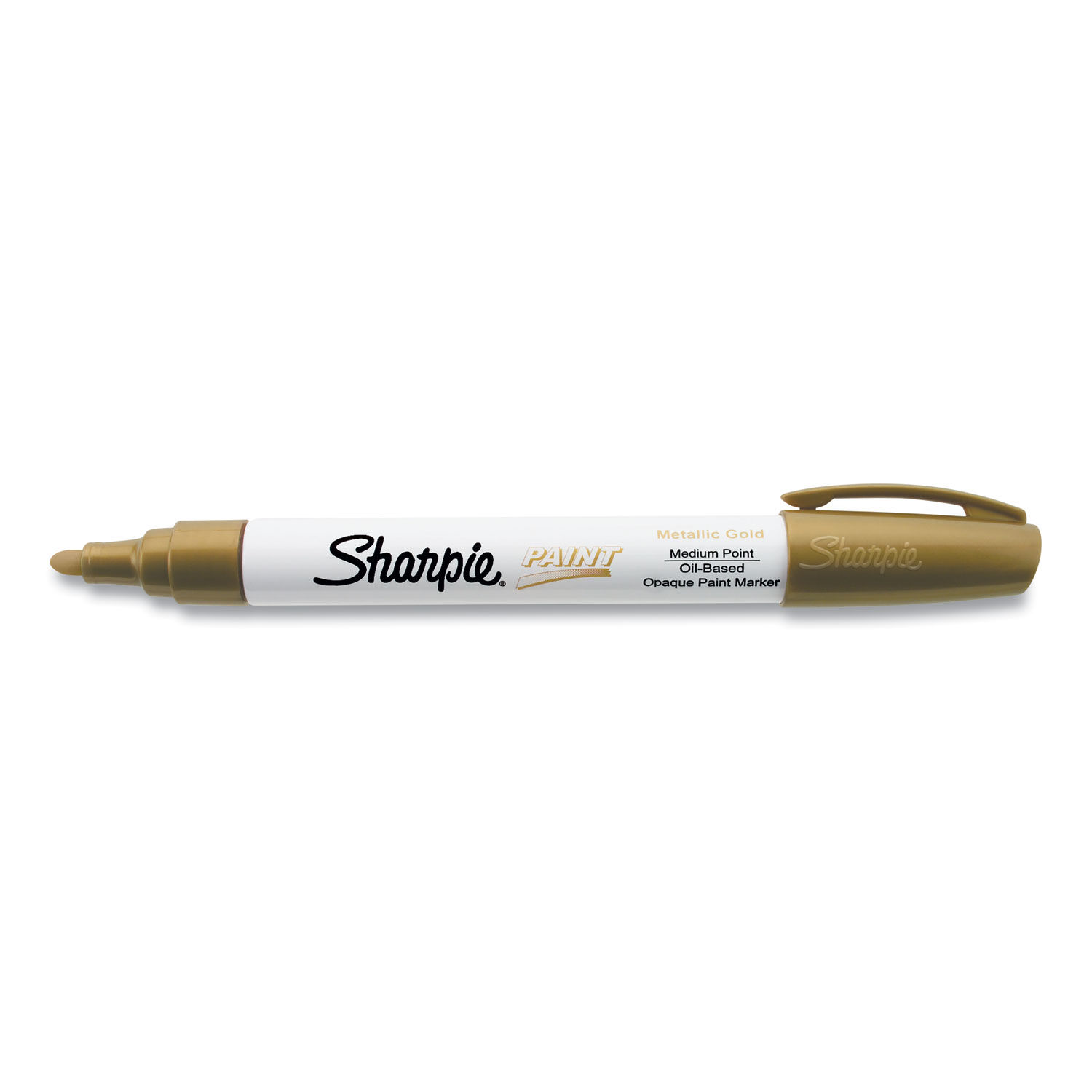 Sharpie Oil-Based Paint Marker - Metallic Gold, Medium Point