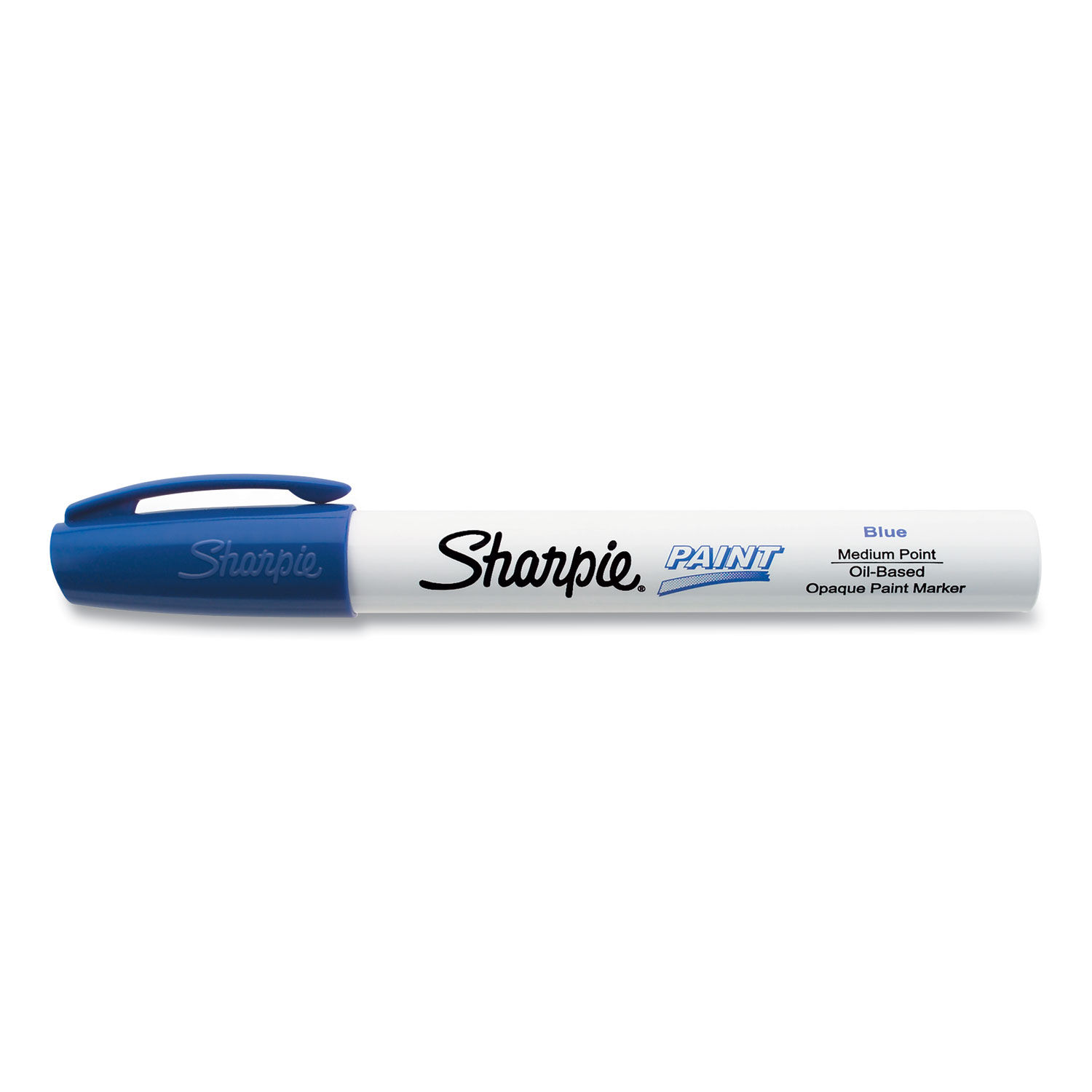 Sharpie Permanent Markers, 6 Pack Assorted Sizes, Ultra Fine Tip, Fine Tip  and Chisel Tip Permanent Markers (Blue)