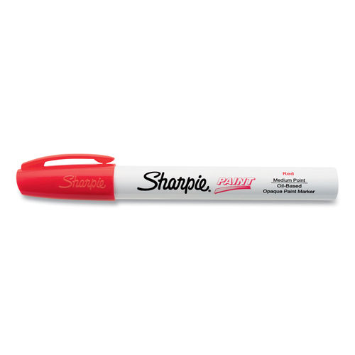 Sharpie Paint Marker Bullet Point Red - Office Depot