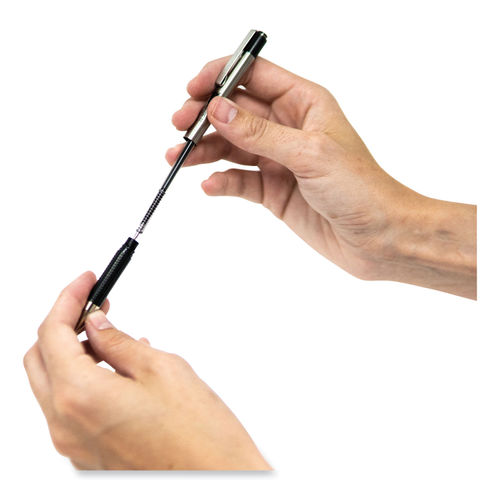 Zebra 27110 F-301 Ballpoint Retractable Pen, Black Ink, Fine