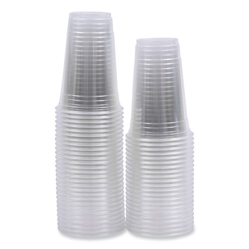 Boardwalk BWKPET9 9 oz. Pet Plastic Cold Cups - Clear (1000/Carton)