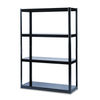 SAF5246BL - Boltless Steel Shelving, Five-Shelf, 48w x 18d x 72h, Black