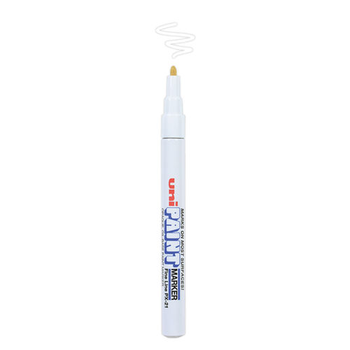 Uni Paint Markers Fine Point Blue Pack Of 12 - Office Depot