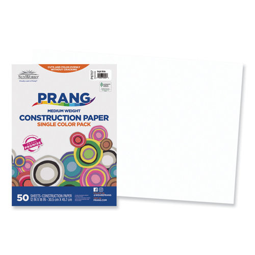  White Construction Paper