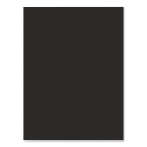 SunWorks Construction Paper, 58lb, 18 x 24, Black, 50/Pack