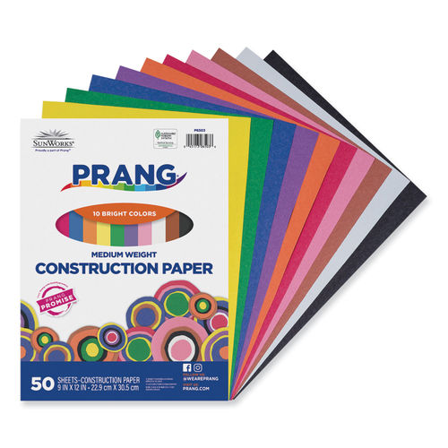 SunWorks Construction Paper by Prang® PAC6503