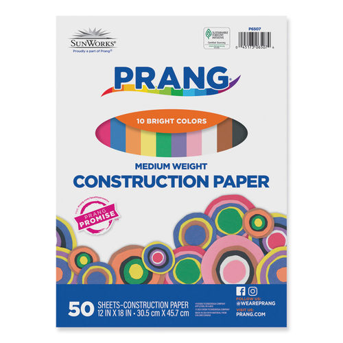 SunWorks Construction Paper by Prang® PAC6507