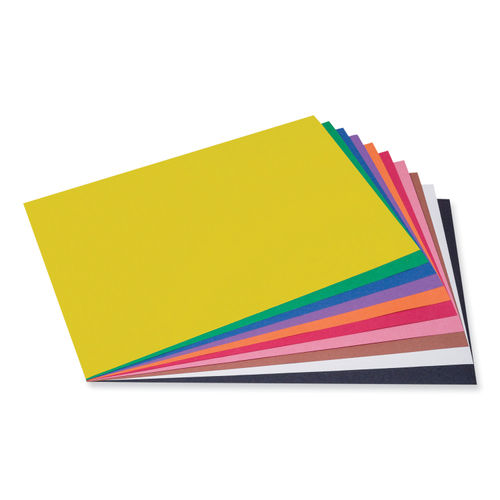 Prang Standard Weight Construction Paper, 8 Assorted Colors, 9 x