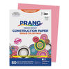 PAC7003 - SunWorks Construction Paper, 50 lb Text Weight, 9 x 12, Pink, 50/Pack