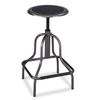 SAF6665 - Diesel Industrial Stool, Backless, Supports Up to 250 lb, 22" to 27" Seat Height, Pewter