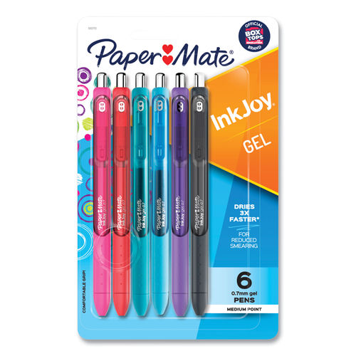8 Multi-color 6-in-1 Retractable Ballpoint Pens 6 Color Pens Multiple Color  Pens Party Favor Pens set of 8 