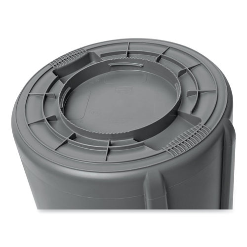 Rubbermaid Commercial Products BRUTE 48-Gallons Gray Plastic