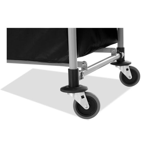 Rubbermaid Commercial 8-Bushel Collapsible X-Cart Black