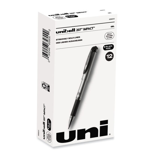 Uni Ball Gel Impact Pen Silver