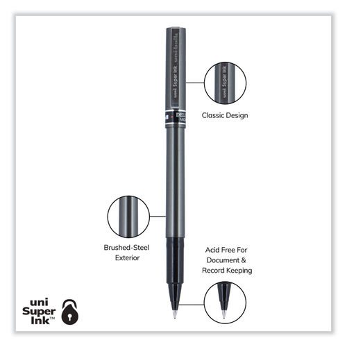 Uni-Ball Roller 0.5mm Micro Pen, Black