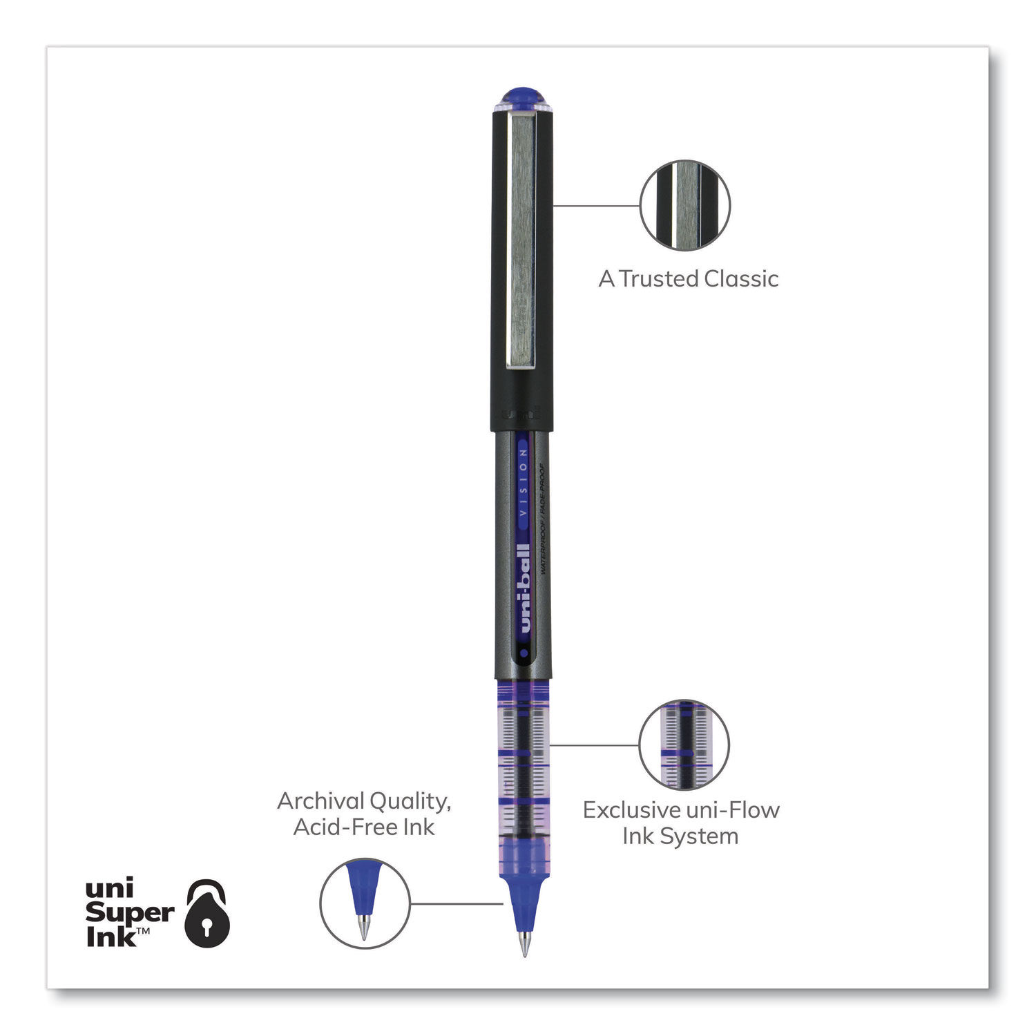 Inc. Journaling Micro Tip Brush Pens, 1-ct. Blue ink