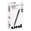 UBC60143 - ONYX Roller Ball Pen, Stick, Fine 0.7 mm, Black Ink, Black Barrel, Dozen