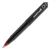 UBC60144 - ONYX Roller Ball Pen, Stick, Fine 0.7 mm, Red Ink, Black/Red Barrel, Dozen