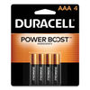 DURMN2400B4Z - Power Boost CopperTop Alkaline AAA Batteries, 4/Pack