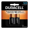 DURDL123AB2BPK - Specialty High-Power Lithium Battery, 123, 3 V, 2/Pack