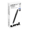 UBC60153 - Roller Ball Pen, Stick, Extra-Fine 0.5 mm, Blue Ink, Black/Blue Barrel, Dozen