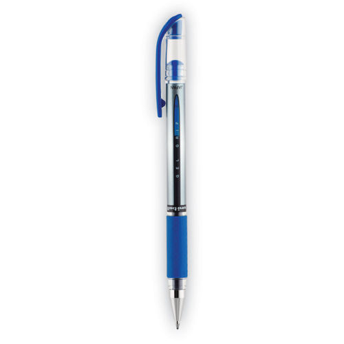 Uni-Ball Signo 207 Retractable Gel Pen Blue Ink 0.7mm Dozen