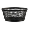 UNV20014 - Jumbo Mesh Storage Dish, 4.38" Diameter x 2"h, Black