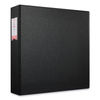 UNV20781 - Deluxe Non-View D-Ring Binder with Label Holder, 3 Rings, 2" Capacity, 11 x 8.5, Black