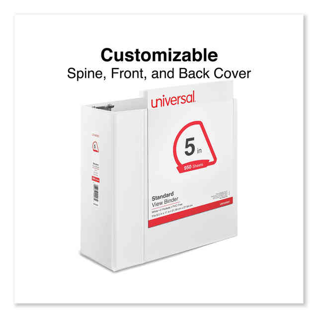 Slant D-Ring View Binder by Universal® UNV20997 | OnTimeSupplies.com