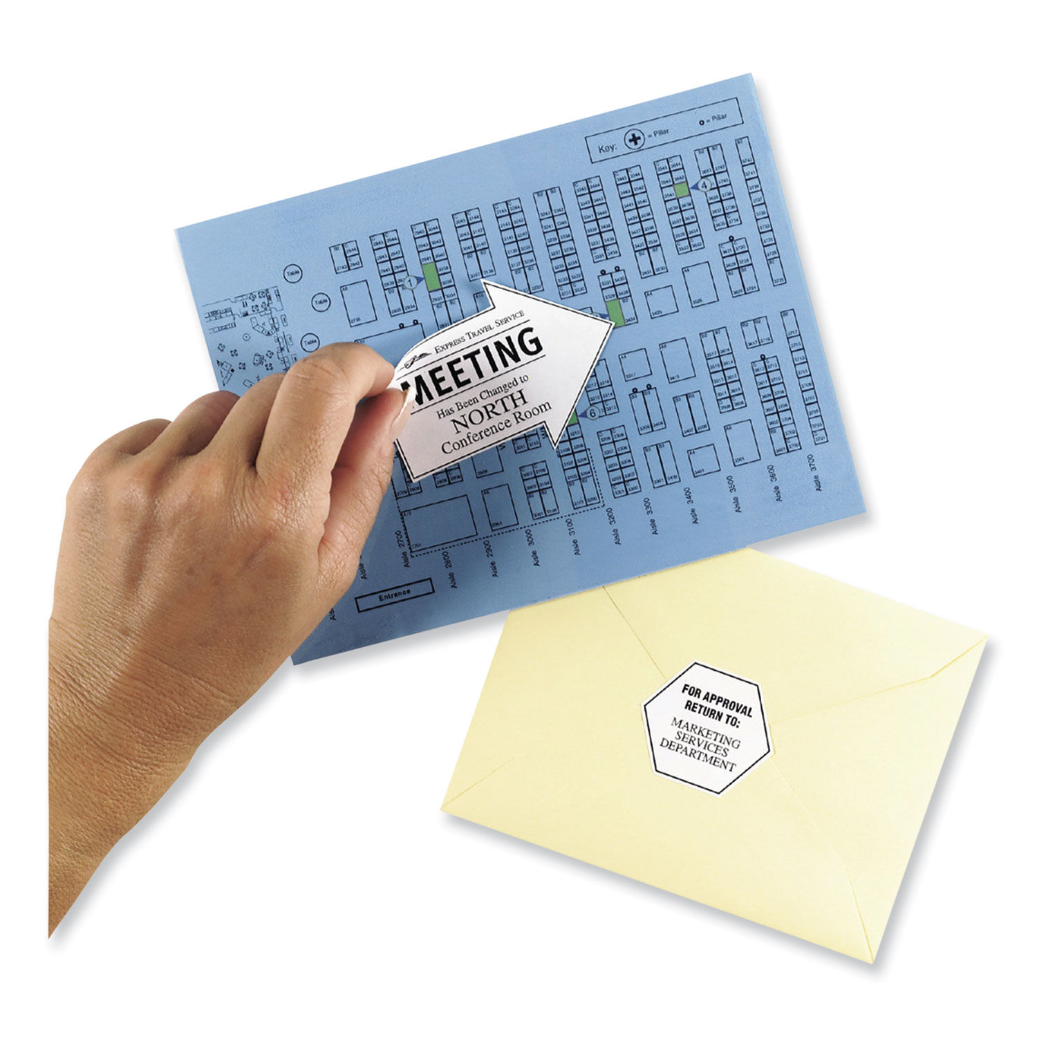 Removable Multi-Use Labels, Inkjet/Laser Printers, 3.33 x 4, White,  6/Sheet, 25 Sheets/Pack