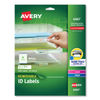 AVE6467 - Removable Multi-Use Labels, Inkjet/Laser Printers, 0.5 x 1.75, White, 80/Sheet, 25 Sheets/Pack