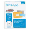 AVE30603 - Labels, Laser Printers, 2 x 4, White, 10/Sheet, 100 Sheets/Box