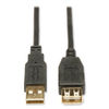 TRPU024006 - USB 2.0 A Extension Cable, 6 ft, Black