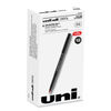 UBC60042 - ONYX Roller Ball Pen, Stick, Extra-Fine 0.5 mm, Red Ink, Black/Red Barrel, Dozen