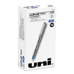 Paper Mate Liquid Expresso Porous Point Pens Medium Point 1.0 mm Clear  Barrel Blue Ink Pack Of 12 - Office Depot