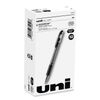 UBC65450 - Signo GRIP Gel Pen, Stick, Medium 0.7 mm, Black Ink, Clear/Black/Silver Barrel, Dozen