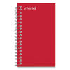 UNV20453 - Wirebound Memo Book, Narrow Rule, Red Cover, (50) 5 x 3 Sheets, 12/Pack