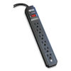 TRPTLP606B - Protect It! Surge Protector, 6 AC Outlets, 6 ft Cord, 790 J, Black