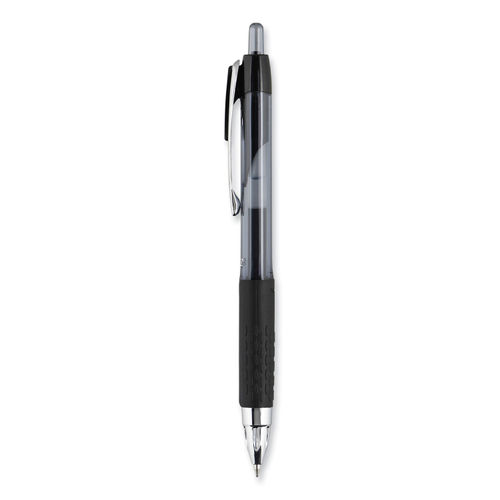 Uni-ball Signo Gel 207 Roller Ball Retractable Gel Pen, Black Ink, Medium - 12 pack