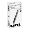 UBC33951 - Signo 207 Gel Pen, Retractable, Medium 0.7 mm, Blue Ink, Smoke/Black/Blue Barrel, Dozen