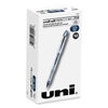 UBC61232 - VISION ELITE Hybrid Gel Pen, Stick, Bold 0.8 mm, Blue-Infused Black Ink, White/Blue/Clear Barrel