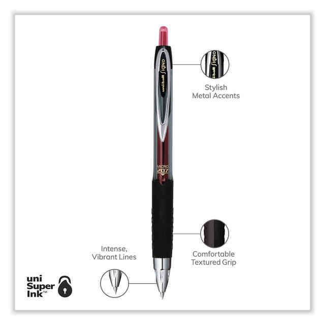 Signo 207 Gel Pen by uni-ball® UBC61257 | OnTimeSupplies.com