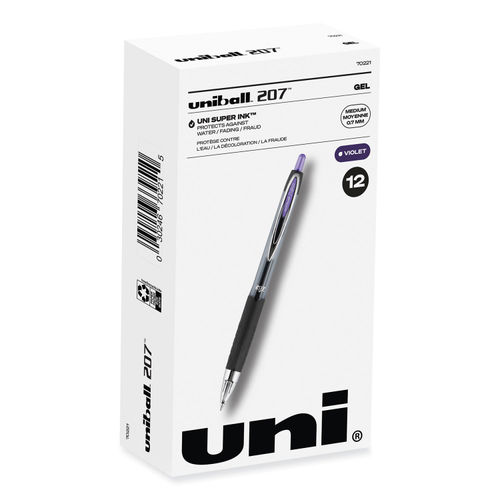 Uni Ball Silver Signo Pen Broad Metallic Gel Ink Rollerball Metal