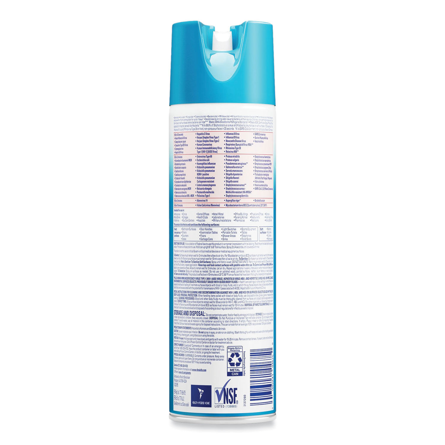 lysol disinfectant spray msds