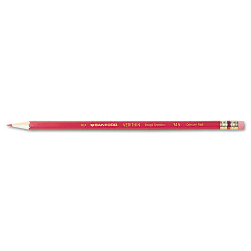 Prismacolor Verithin Colored Pencils RedBlue Lead RedBlue Barrel