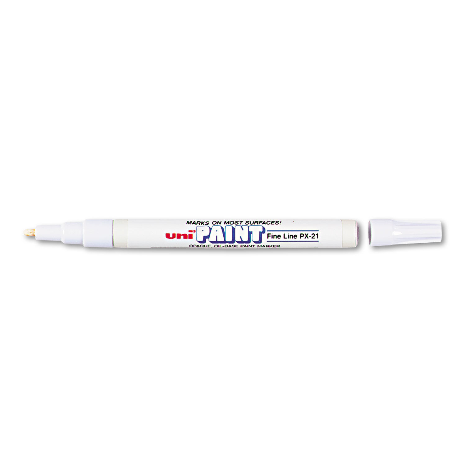 white fine tip permanent marker